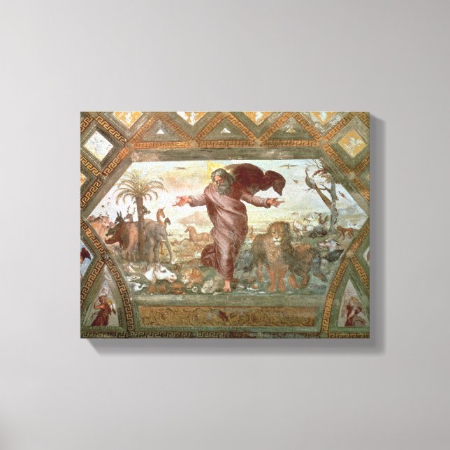 Impressão Em Tela Deus Criando a Terra (Frente)