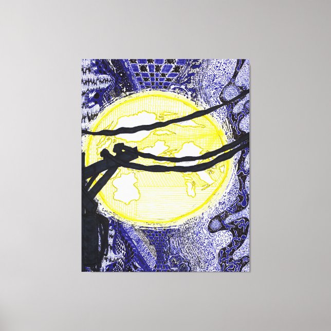 Impressão Em Tela Deus está nos Detalhes #13 (Frente)