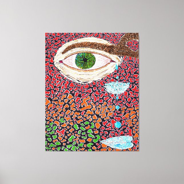 Impressão Em Tela Deus está nos Detalhes #15 (Frente)