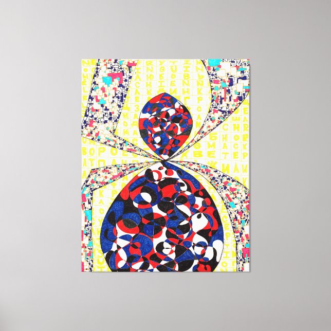 Impressão Em Tela Deus está nos Detalhes #3 (Frente)