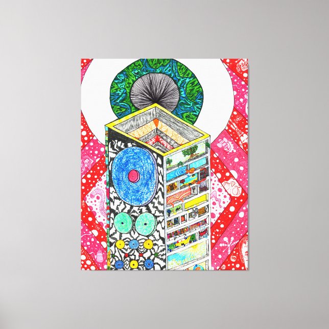 Impressão Em Tela Deus está nos Detalhes #5 (Frente)