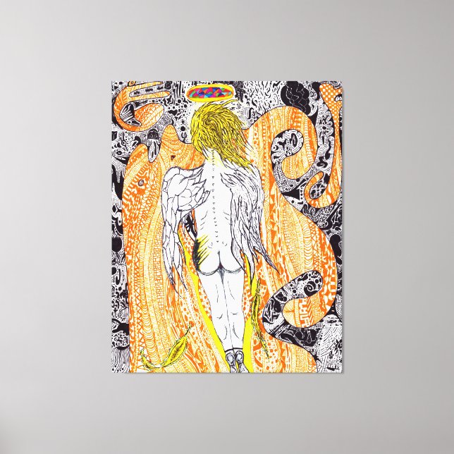 Impressão Em Tela Deus está nos Detalhes #6 (Frente)