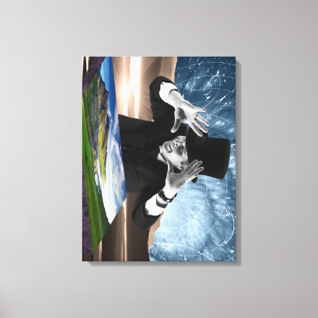 Impressão Em Tela Deus está tocando 2 (Frente)