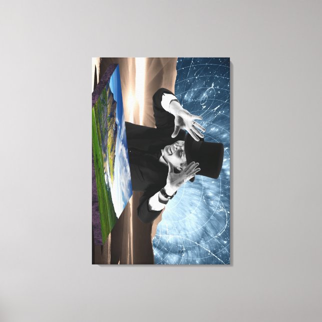 Impressão Em Tela Deus está tocando 2 (Frente)