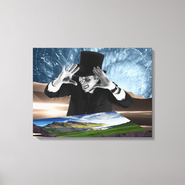 Impressão Em Tela Deus está tocando 2 (Frente)