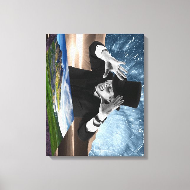 Impressão Em Tela Deus está tocando 2 (Frente)