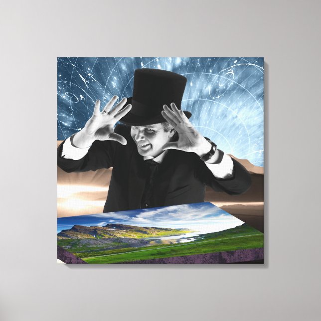 Impressão Em Tela Deus está tocando 2 (Frente)