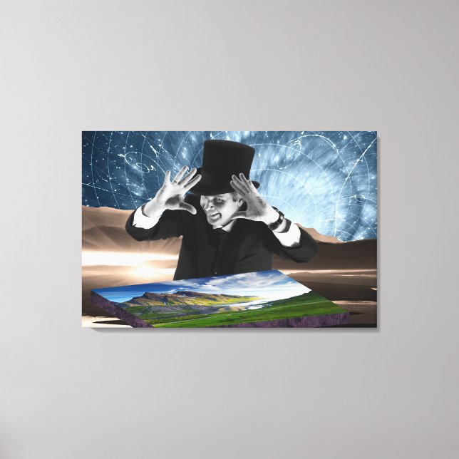 Impressão Em Tela Deus está tocando 2 (Frente)