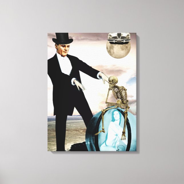 Impressão Em Tela Deus está tocando tela impressa (Frente)