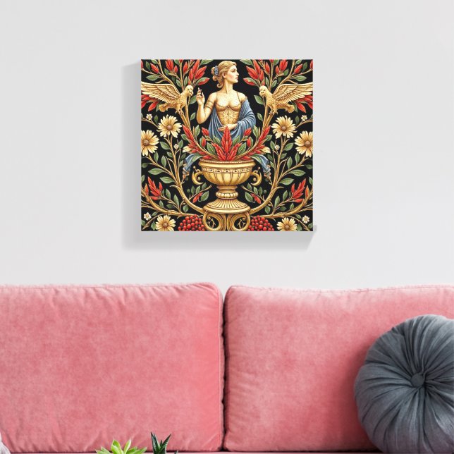Impressão Em Tela Deusa do Jardim (Insitu(Sala de estar))