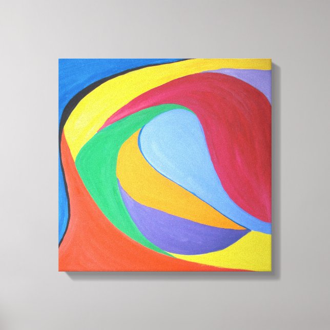 Impressão Em Tela Devaneio, arte abstrata para parede (Frente)