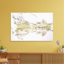 Devil's Bridge Kirkby Lonsdale Pencil Sketch