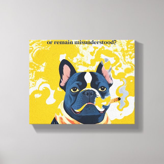 Impressão Em Tela Devo Explicar-Me (Frente)