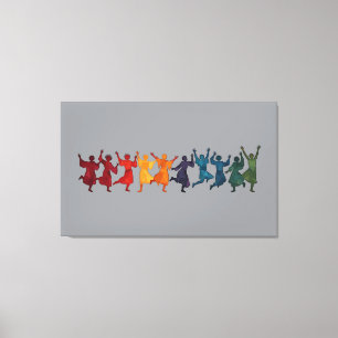 Impressão Em Tela Dez Lordes Um Estilo De Estilo De Corte De Fuga 4