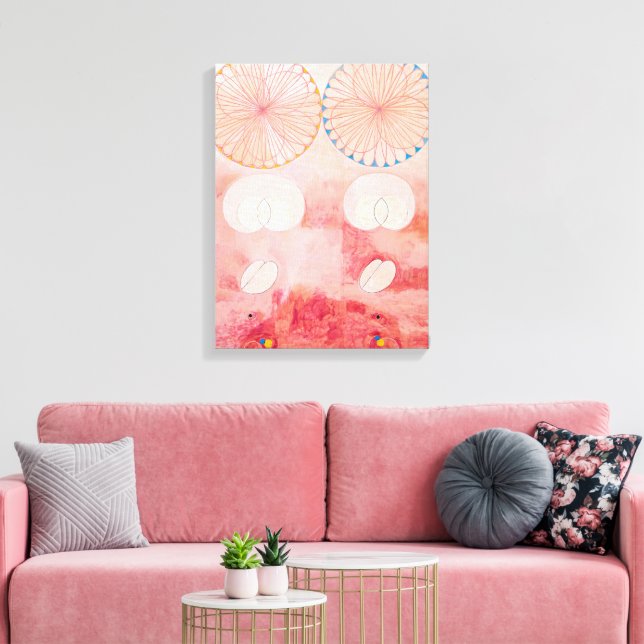 Impressão Em Tela Dez Maiores, 9, Idade Antiga | Hilma af Klint | (Insitu(Sala de estar))