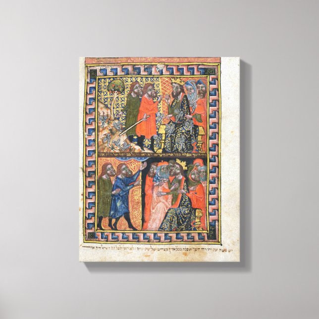 Impressão Em Tela Dez pragas do Egito TtoB; a peste (Frente)