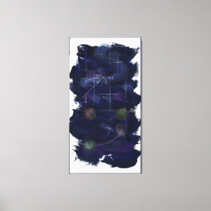 Impressão Em Tela Dia 4 da génese: Estrelas 2014