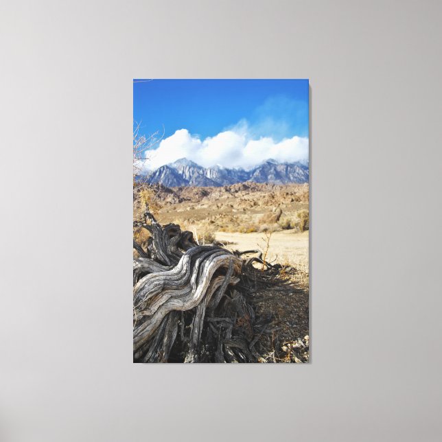 Impressão Em Tela Dia das Montanhas (Frente)