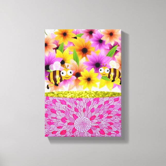 Impressão Em Tela Dia de as mães de impressão de tela estendida (Frente)