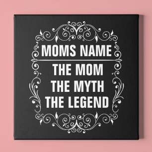 Impressão Em Tela Dia de as mães Personalizado