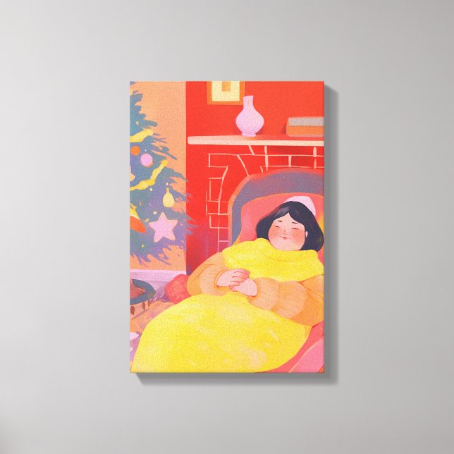 Impressão Em Tela Dia de Natal (Frente)