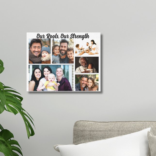 Impressão Em Tela Dia de os pais - Nossas Raízes, Nossa Força (Criador carregado)