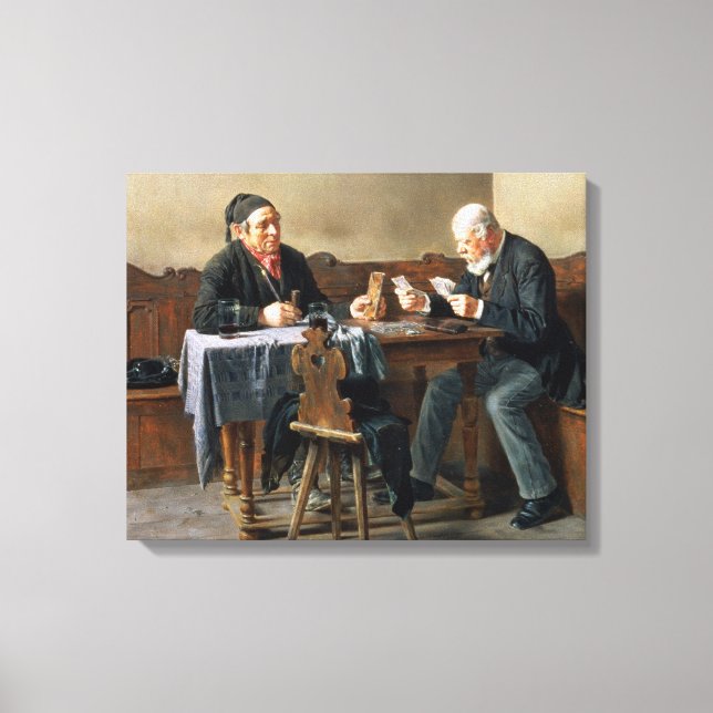 Impressão Em Tela Dia de Pagamento, 1887 (Frente)