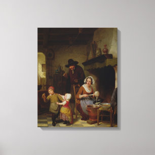 Impressão Em Tela Dia de panqueca, 1845