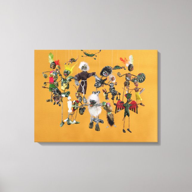 Impressão Em Tela Dia dos Mortos, de Oaxaca (Frente)