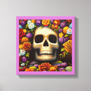 Impressão Em Tela Dia dos Mortos Ofrenda 5