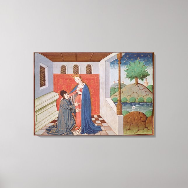 Impressão Em Tela Diálogo entre Boethius e Filosofia (Frente)