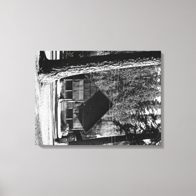 Impressão Em Tela Diamond Lake, Oregon Cabin View Photoião (Frente)