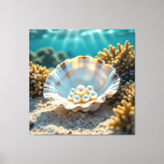 Impressão Em Tela Die Schatzmuschel – Verborgene Perlen  (Frente)