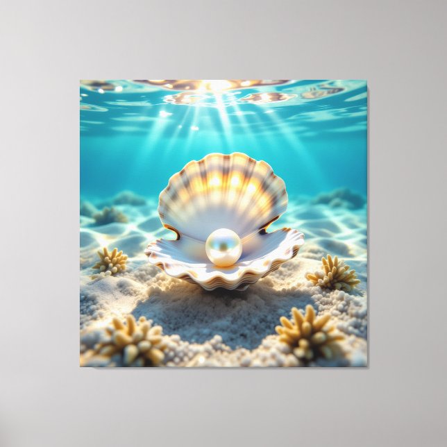 Impressão Em Tela Die Schatzmuschel – Verborgene Perlen  (Frente)