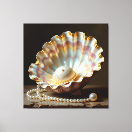 Impressão Em Tela Die Schatzmuschel – Verborgene Perlen 