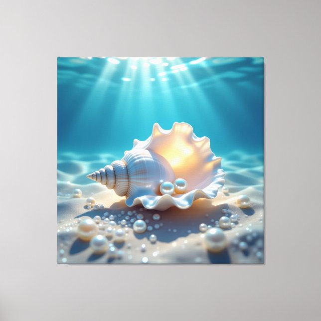 Impressão Em Tela Die Schatzmuschel – Verborgene Perlen  (Frente)