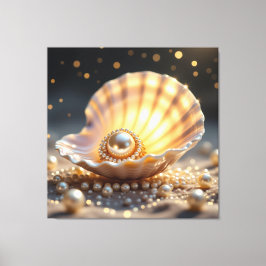 Impressão Em Tela Die Schatzmuschel – Verborgene Perlen 