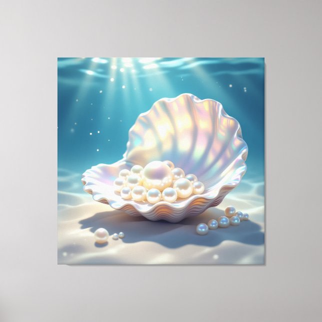 Impressão Em Tela Die Schatzmuschel – Verborgene Perlen  (Frente)