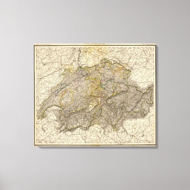 Impressão Em Tela Die Schweiz (Frente)