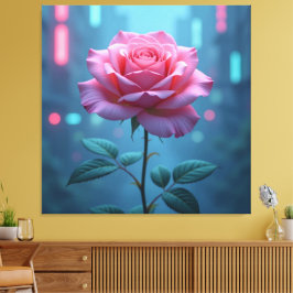 Impressão Em Tela „Die Sprache der Rose – Symbol der Liebe“