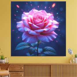 Impressão Em Tela „Die Sprache der Rose – Symbol der Liebe“