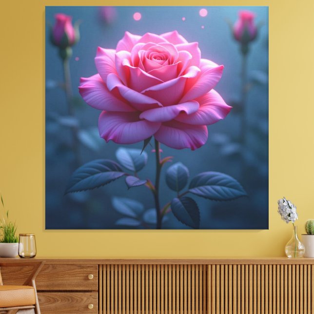 Impressão Em Tela „Die Sprache der Rose – Symbol der Liebe“ (Insitu(Sala de estar))