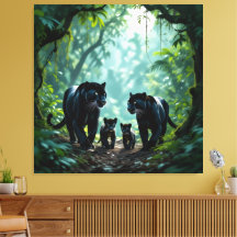   Die stille Eleganz der Pantherfamilie  