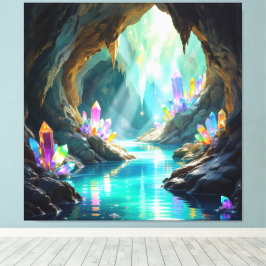 Impressão Em Tela „Die verborgene Schatzhöhle der Edelsteine“
