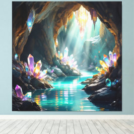 Impressão Em Tela „Die verborgene Schatzhöhle der Edelsteine“