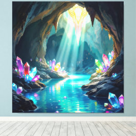 Impressão Em Tela „Die verborgene Schatzhöhle der Edelsteine“