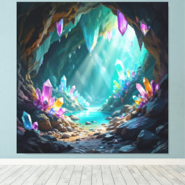 Impressão Em Tela „Die verborgene Schatzhöhle der Edelsteine“