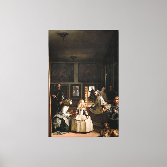 Impressão Em Tela Diego Velázquez - Las Meninas (1656) (Frente)
