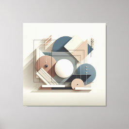 Impressão Em Tela Dimensional Harmony Blocks