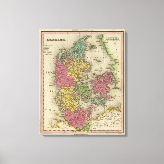 Impressão Em Tela Dinamarca 10 (Frente)